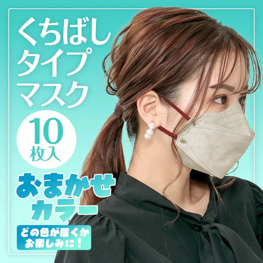 立体マスク 10枚入り カラーランダム発送【カウシェファーム収穫対象商品】