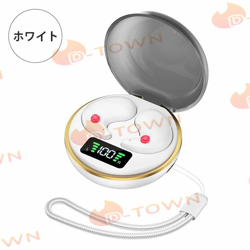 bluetoothイヤホン ブルトゥス5.3 iPhone ワイヤレス式 3色選択 超軽量 両耳 AAC対応 HiFi 高音質 防水 低遅延 android 最新型 LED電量表示 s077A(ブラック)
