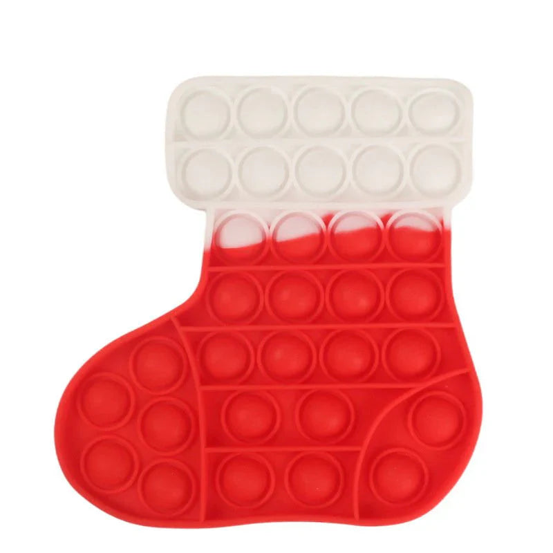 子供 クリスマスプレゼント プッシュポップ ダイヤモンド カラフル 1枚 虹色 クリスマス バブル大きい 安い パズル 知育玩具 シリコン プチプチ おもちゃ 人気 可愛い