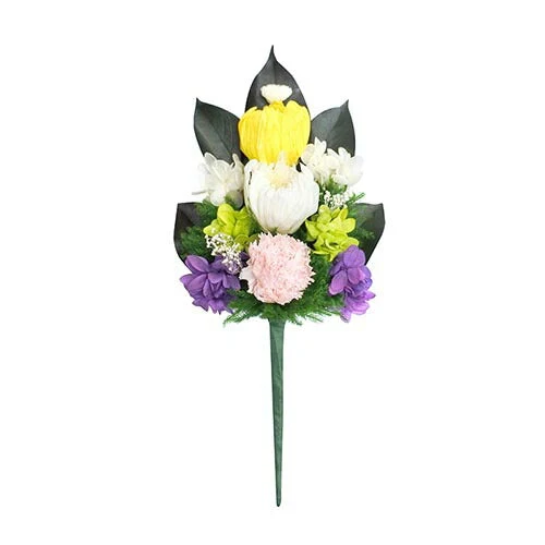 枯れない仏花　麗蘭（れいらん） 小サイズ　（単品） 仏花 プリザーブドフラワー 枯れない お彼岸 彼岸 喪中 法事 仏壇 仏壇用 一周忌 三回忌 お供え花