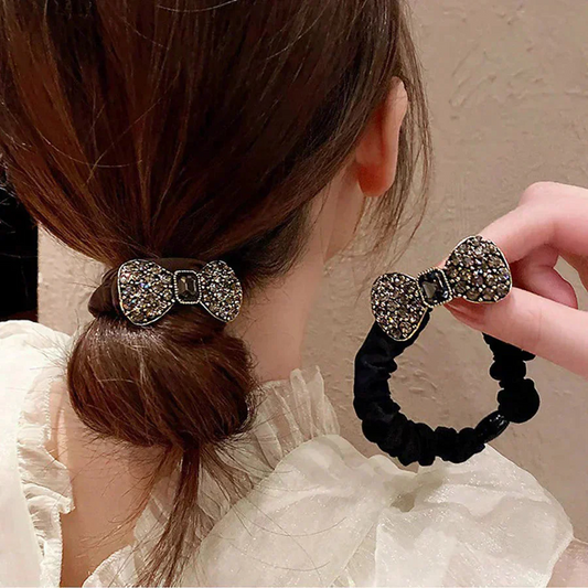 シュシュ ヘアゴム キラキラ ヘアアレンジ 韓国 サテンフリル 髪留め 髪飾り パーティー 二次会 お呼ばれ 結婚式 普段使い 大人 上品 ヘアアクセサリー