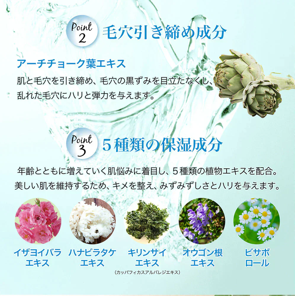花印ブースターコンディショナー 導入美容液 導入液 ブースター美容液 化粧水 スクワラン 保湿 毛穴 ケア 角質ケア パラベンフリー 無香料 アンチチョーク葉エキス ナノキューブ