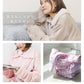 【Mサイズ】【アイボリー】着る毛布 ルームウェア S M Lサイズ 毛布 あったかグッズ ルームウェア 冬 もこもこ パジャマ レディース かわいい メンズ ロング ショート マタニティ ナイトウェア ブランケット 部屋着 おしゃれ 可愛い 秋冬