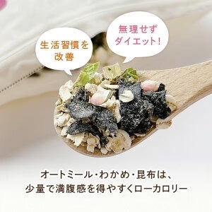 お試しサイズ とろりんスープ昆布と海藻 オートミールプラス［約20杯分］120g×1袋 うめ味
