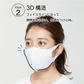 ＦＩＴＭＡＳＫ ２枚入　Ｍサイズ◆ マスク 肌にやさしい 洗濯 洗える 水着素材 水着屋さんのマスク ＵＶカット UPF50+ 伸縮素材 ガード 息がしやすい　蒸れない