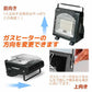 カセットガスストーブ ガスヒーター 1台2役 電源不要 速暖 持ち運び ブタンガス ボンベ式 キャンプヒーター 暖房ストーブ w452A(ブラック)