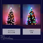 クリスマスツリー LED ファイバーツリー 120cm イルミネーション 高輝度 LEDライト ファイバー 光ファイバー クリスマス ツリー おしゃれ シンプル コンパクト 北欧 簡単組立 クリスマス用品