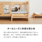 (S)ペットベッド 木製 洗える クッション付き 選べるサイズ M L ペット用 猫用 犬用 ベッド 階段付き 春 夏 秋 冬 天然木 ペット
