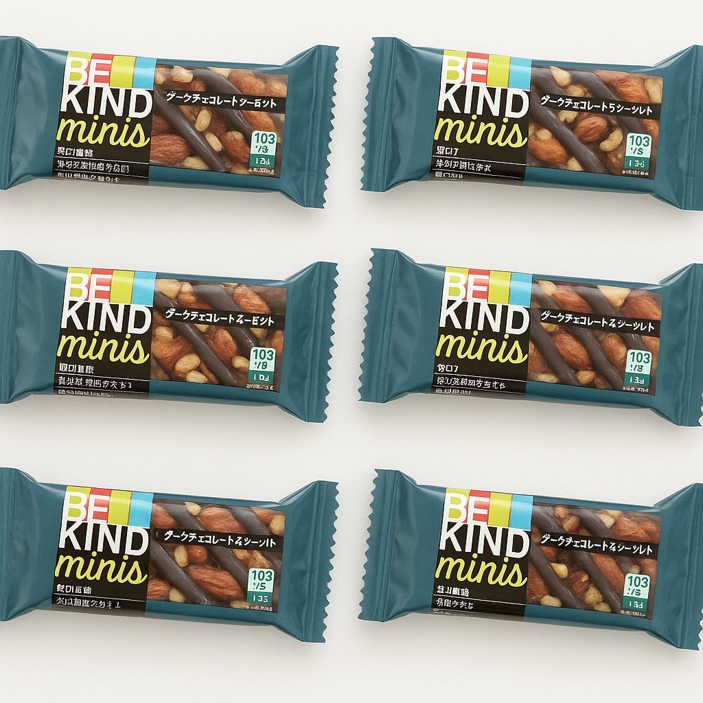 ビーカインド ミニバー ナッツバー 6本 ダークチョコレート &シーソルト 低GI チョコレート チョコ ナッツ お菓子(ビーカインド6)