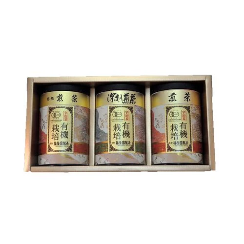 【終売】京都宇治 創業明治三十四年「播磨園製茶」 有機栽培宇治茶 100g×3本