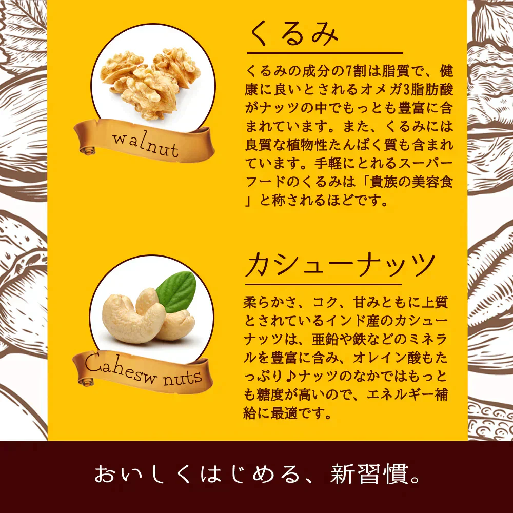 【有塩】 贅沢3種の ミックスナッツ 800g[ ナッツ 無添加 無油 アーモンド くるみ カシューナッツ ミックス 健康 おやつ おつまみ ] K