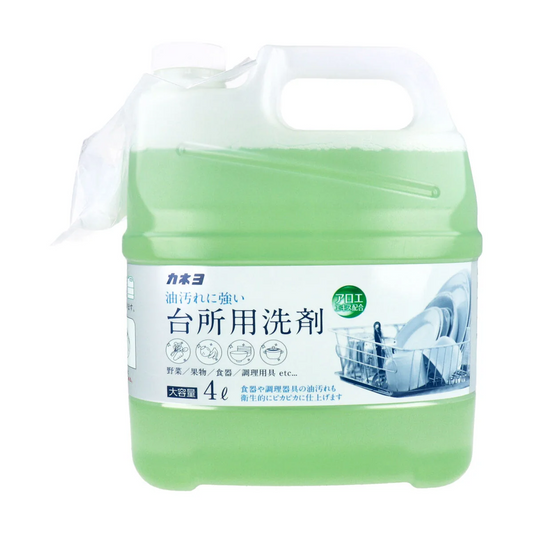 カネヨ石鹸 台所用合成洗剤 アロエエキス配合 中性 大容量 4L