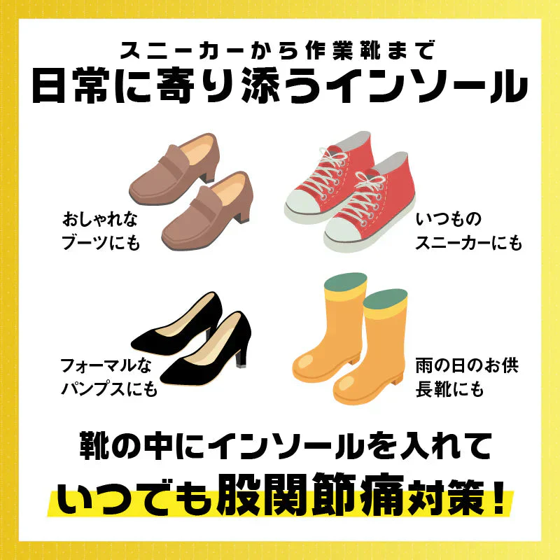 股関節ムーブサポートインソール・Sサイズ【衝撃吸収 アーチサポート かかと 股関節痛 股関節 痛み軽減 対策 O脚 中敷き中敷 土踏まず 補正 偏平足 靴底】腰痛に悩むシューフィッター　腰痛対策特化型インソール　身体の歪みを補正　股関節補正機能　中敷き インソール 中敷 シューフィッター 理学療法士 股関節 3Dアーチ 内側傾斜 ハニカムゲル 指滑り防止 内側重心 クッション 靴脱げ防止 グッズ おすすめ 通販 人気