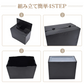 シューズボックス 「クリア」 6点セット シューズケース クリア シューズラック 透明 収納BOX 靴箱 くつ 連結可能 ラック 下駄箱 横開き 積み重ね 折り畳み式 扉つき