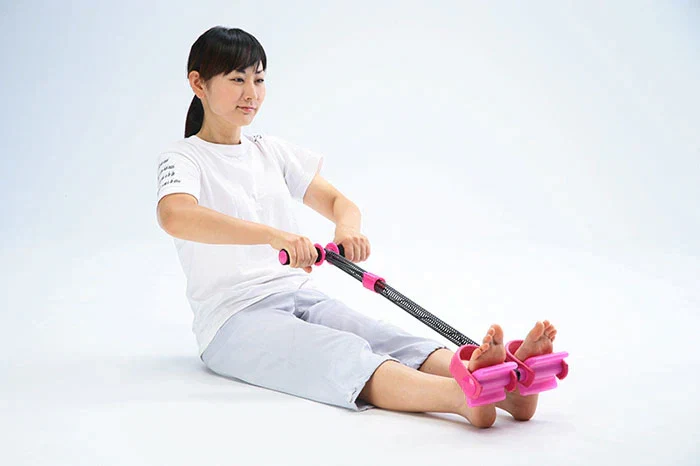 【ピンク】ウェスト ダイエット シェイプアップトレーナー 富士商 くびれ 痩せ 背筋 腹筋運動