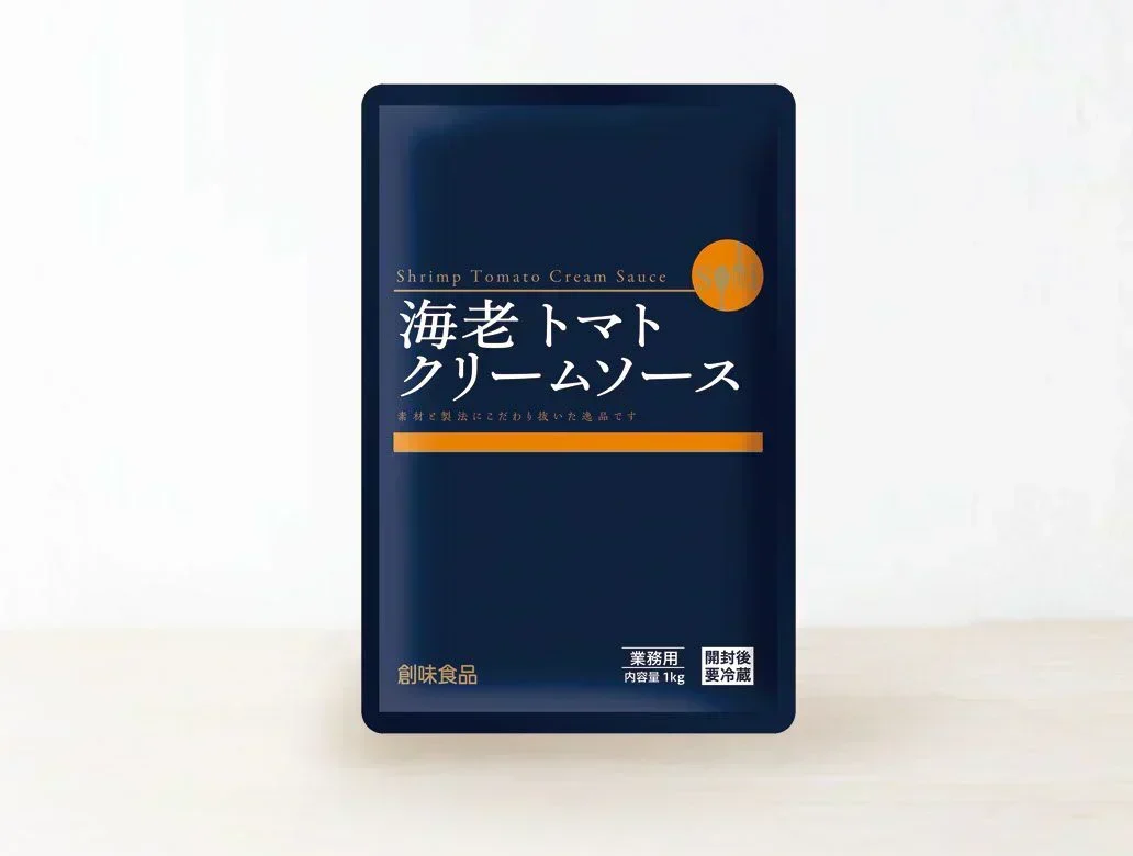 創味　海老トマトクリームソース　1kg　パスタソース　プロ　業務用