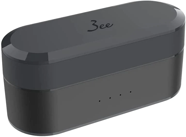 3ee Alpha 01 ワイヤレス イヤホン Bluetooth マイク付き (ダークグレー) M【エコ得】