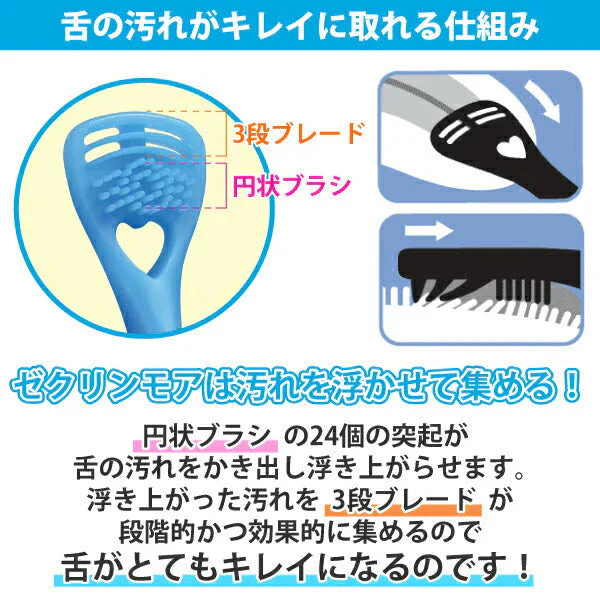 ゼクリンMORE4本とCiオーラルフォームF1本(80ml)のセット【◎歯科医師推奨セット】※舌ブラシのカラー指定不可【メール便送料無料】