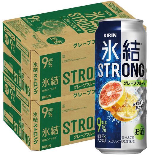 【送料無料】キリン 氷結ストロング グレープフルーツ GF 500ml×2ケース/48本【北海道・沖縄県・東北・四国・九州地方は必ず送料がかかります】