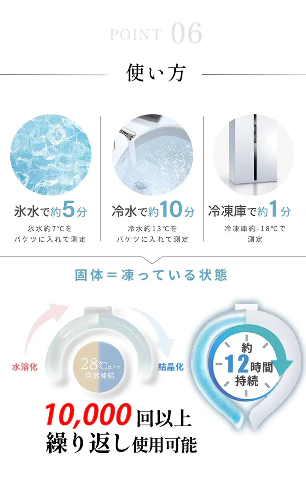 数量限定！早い者勝ち！【1本 Sサイズ 色がランダム出荷】＼日本文化用品安全試験検査済／アイスリング アイスクールリング 28℃自然凍結 ネッククーラー クールリング アイスネックリング クールネック 大人 子供 キッズ 女性 首 冷却 暑さ対策 冷たい 冷感グッズ 首冷却リング 夏 スポーツ 屋外 キャンプ アウトドア