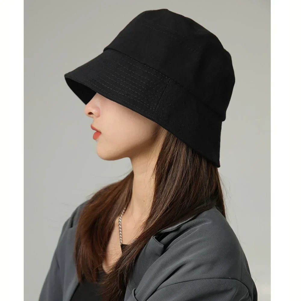 (アイボリー) バケットハット レディース 深め コットン 夏 秋 帽子 ハット 黒 シンプル UVカット 紫外線 上品 折り畳み可 サイズ調整可 春 女性