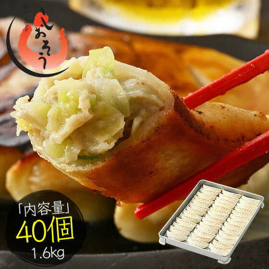 餃子 ジャンボ餃子 40個 1.6kg 冷凍餃子 大量 まとめ買い ぎょうざ ギョーザ 業務用 冷凍 おかず お弁当 お総菜 おつまみ ビール つまみ ギョウザ 大きい ジャンボ お取り寄せ パーティ 母の日 プレゼント ギフト  母の日思いの 健康 実用的 父の日 子供 孫