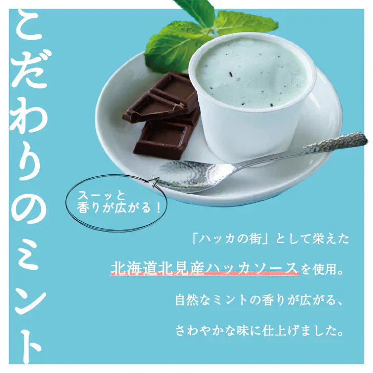 北海道 チョコミントアイス 12個 ～極ミント～ ベイクドアルル