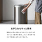 (シルバー)simplus 自動ゴミ箱 特許技術 自動開閉 47L シンプラス 45リットル 横開き ふた付き分別 ステンレス 全自動 電池式 SP-GBK01 センサー式 大容量 キッチン リビング オシャレ ダストボックス 生ごみ【送料無料】