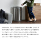 (シルバー)simplus 自動ゴミ箱 特許技術 自動開閉 47L シンプラス 45リットル 横開き ふた付き分別 ステンレス 全自動 電池式 SP-GBK01 センサー式 大容量 キッチン リビング オシャレ ダストボックス 生ごみ【送料無料】