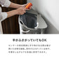 (シルバー)simplus 自動ゴミ箱 特許技術 自動開閉 47L シンプラス 45リットル 横開き ふた付き分別 ステンレス 全自動 電池式 SP-GBK01 センサー式 大容量 キッチン リビング オシャレ ダストボックス 生ごみ【送料無料】
