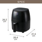 simplus ノンフライヤー 2L 大容量 デジタル式 グリルプレート2種付き エアフライヤー 電気フライヤー 低カロリー ヘルシー オイルカット 冷凍食品 シンプラス SP-FR02 コンパクト ひとり暮らし【送料無料】