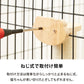 爪とぎ ケージ取り付け 猫 麻縄巻き ケージ用 省スペース コンパクト 取り付け式 ポール ケージ 柵 麻 麻紐 猫用 ケージ取付 着脱式 かわいい つめとぎ 爪研ぎ 爪とぎポール ネコ ねこ キャット