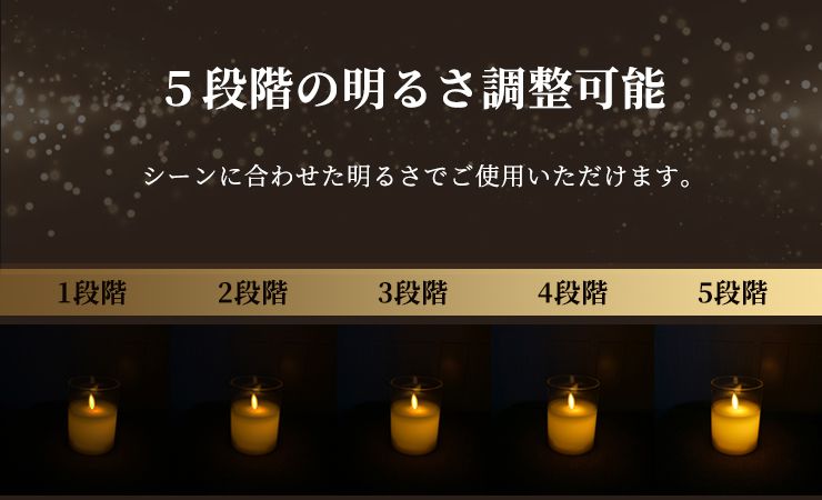 (ガラス)LED キャンドルライト 3本セット 選べる3タイプ リモコン付き 蝋製 点灯モード 明るさ調節 電池式 タイマー機能 自動消灯 安心 安全 防炎 おしゃれ 間接照明 リラックス 寝室 リアル ろうそく 蝋燭 キャンドル
