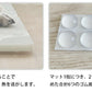 (ホワイト)大理石 ペットマット ペット 冷感 ひんやりボード マット 涼しい 40×30cm 天然大理石 角丸 省エネ 電源不使用 ずれ防止