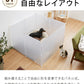 (透明ホワイト)ペットフェンス 半透明 透明 置くだけ 50×70cm ドア付き 防水仕様 滑り止め 組立簡単 コンパクト ジョイント式 ペットサークル ペットケージ ペットフェンス 柵 ドックケージ 犬 猫 ペット用品 屋内 広い 脱走防止 仕切り 【送料無料】