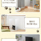 (半透明ホワイト)ペットフェンス 半透明 透明 置くだけ 50×70cm ドア付き 防水仕様 滑り止め 組立簡単 コンパクト ジョイント式 ペットサークル ペットケージ ペットフェンス 柵 ドックケージ 犬 猫 ペット用品 屋内 広い 脱走防止 仕切り 【送料無料】