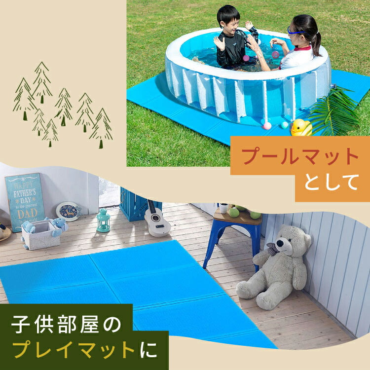 (ピンク)キャンプマット 折りたたみ 200×150cm クローズドセル 厚み1cm デコボコ軽減 滑り止め お手入れ簡単 軽量 アウトドアマット フォームマット テントマット ダブル スリーピングマット【送料無料】