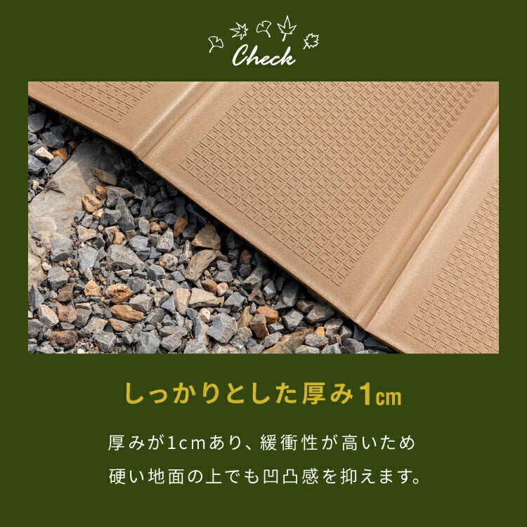 (ピンク)キャンプマット 折りたたみ 200×150cm クローズドセル 厚み1cm デコボコ軽減 滑り止め お手入れ簡単 軽量 アウトドアマット フォームマット テントマット ダブル スリーピングマット【送料無料】