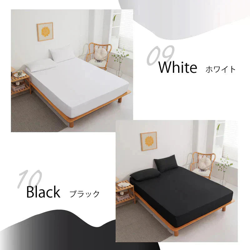 【五面防水ボックスシーツ 色お任せ/100×200cm】ボックスシーツ 五面防水 クイーン 160ⅹ200cm シングル セミダブル ダブル 防水シーツ シングル ダブル セミダブル クイーン シーツ 介護シーツ マットレスカバー 撥水 抗菌 速乾 通気性 高級感 安眠 快眠 北欧風 無地 かわいい おしゃれ 快適 寝具 ゴム付き 春用 夏用 秋用 冬用