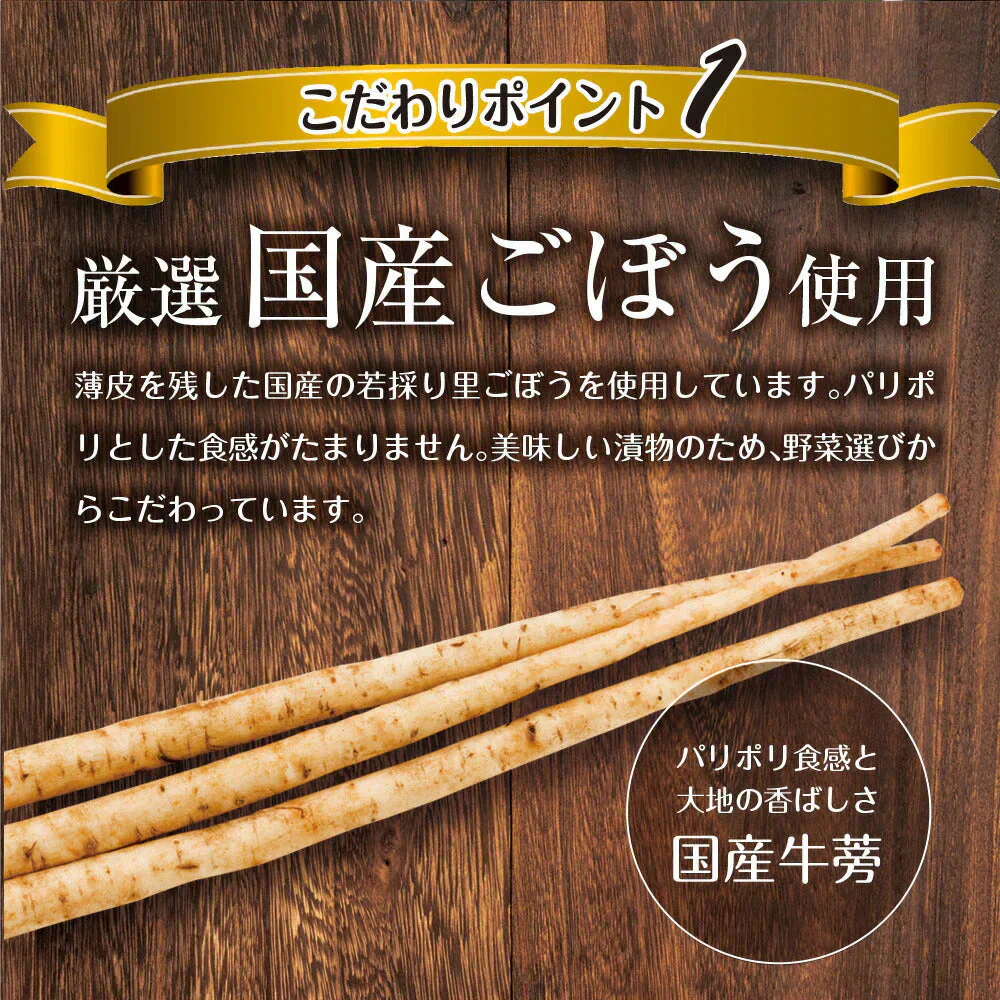 【2個セット】日本橋いなば園 国産 若採りごぼう かつお風味 150g ネコポス メール便 送料無料