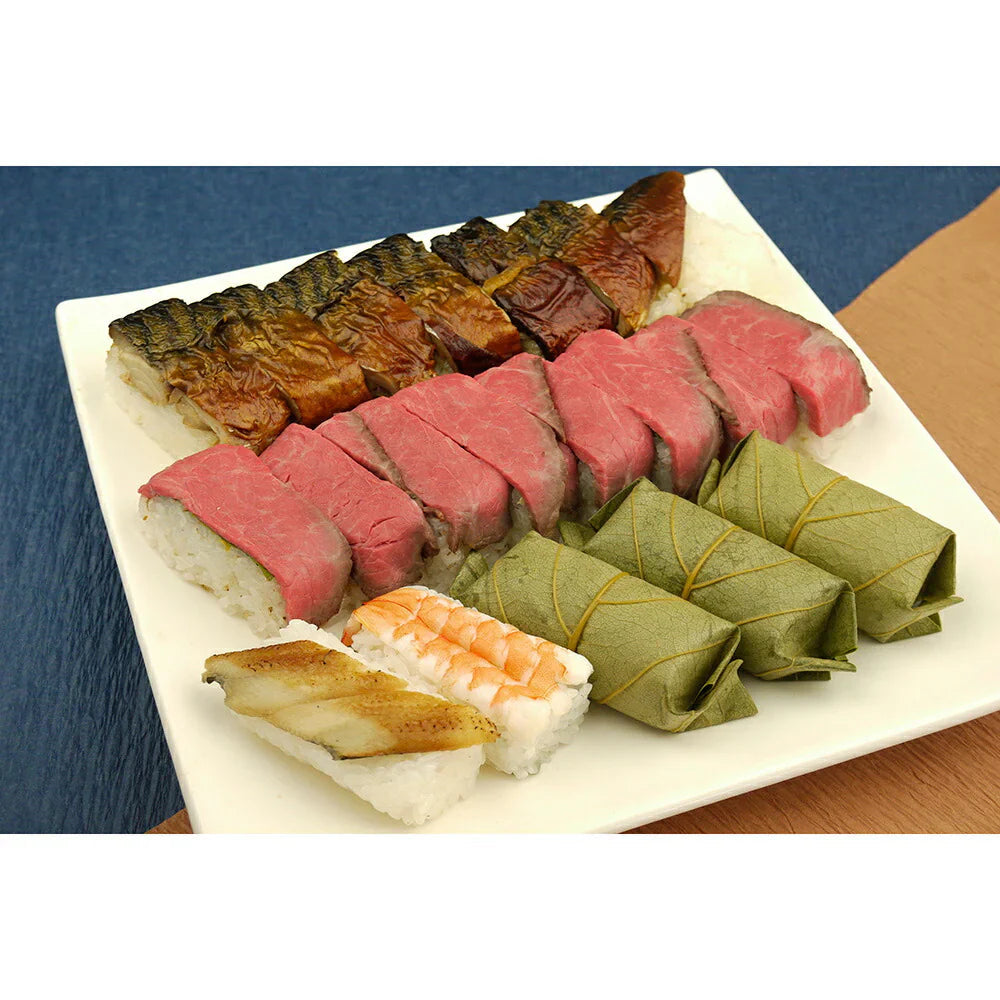 冷凍 柿の葉ずしと棒ずし２種詰合せ 775g【送料込み】【お届け不可地域：北海道・沖縄・離島】【二重包装不可】