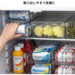 冷蔵庫収納棚　缶収納ラック　飲料収納ラック　ビール収納　缶ストッカー　キッチン収納 卓上収納　10缶収納 二重仕上げラック 省スペース 取り出しやすい