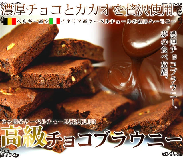 【訳あり お菓子】高級チョコブラウニーどっさり1kg/スイーツ/おかし/洋菓子/常温便/【エコ得リリースSALE】