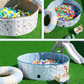 【ブルー】プール 折りたたみ 空気入れ不要 子供プール 120cm プール ベビー用 ペット 犬 バスタブ ボールプール ビニールプール ベランダ 折り畳み プール ベビー キッズ 子供用 プール 水遊び 砂遊び 犬猫 お風呂用 プレイルーム 屋内 屋外