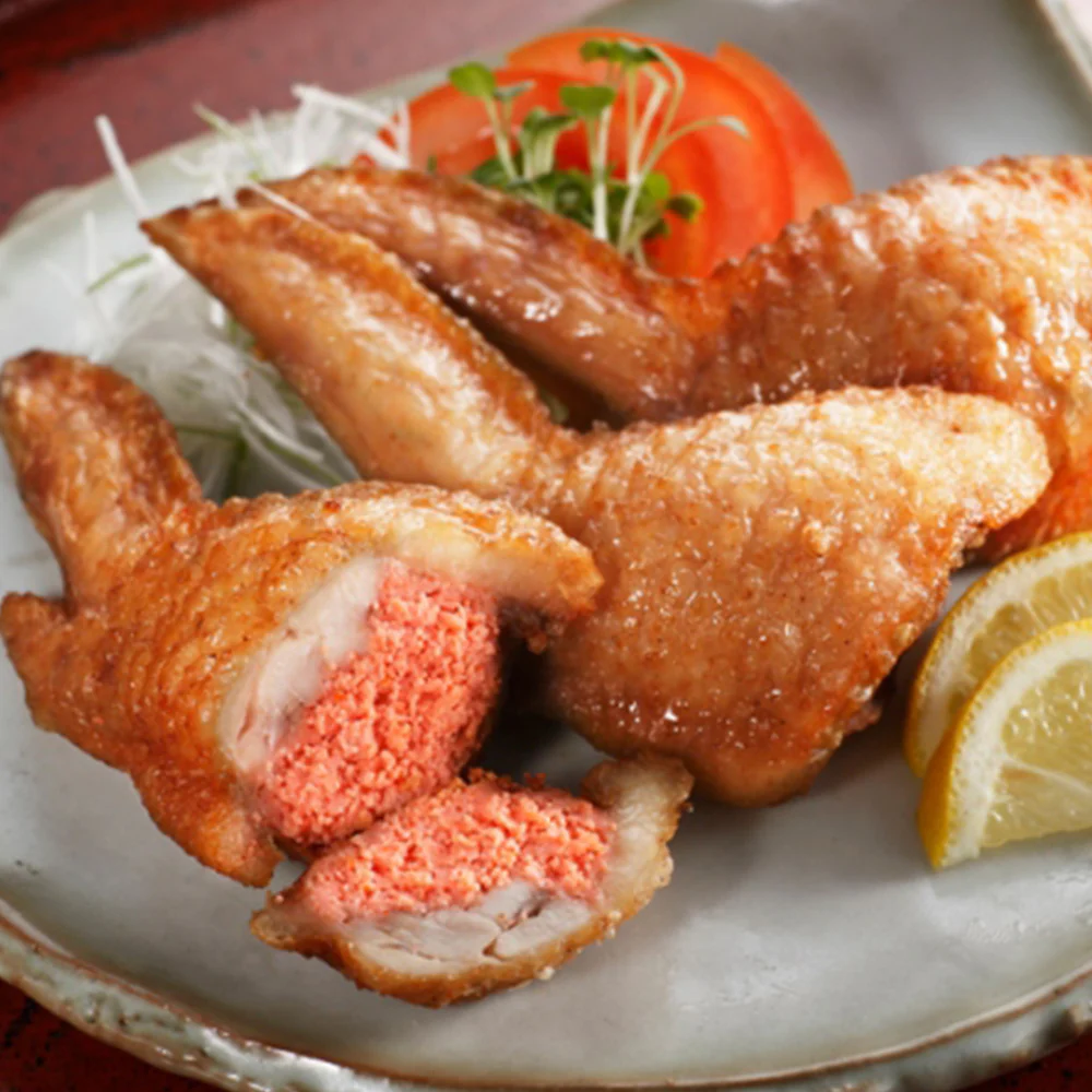 手羽先餃子 国産 30本 1.5kg 3種類 餃子味・チーズ味・明太味