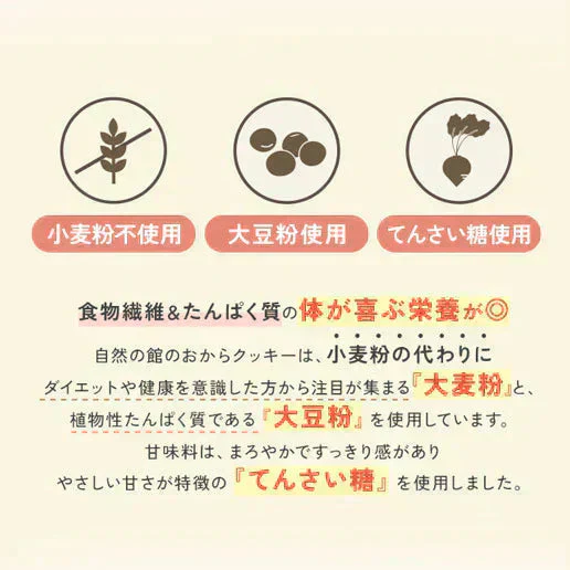 【お試し】大麦粉使用の豆乳おからクッキー 180g 送料無料
