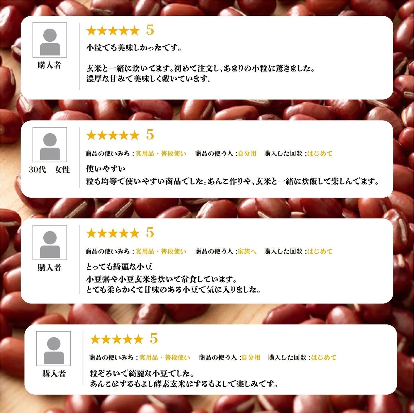 雑穀 雑穀米 国産 小豆 2.4kg(400g×6袋)