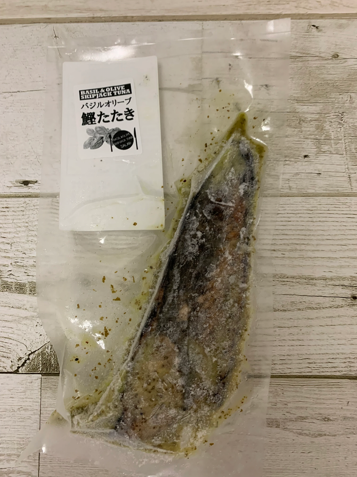 塩レモン炙り＆バジルオリーブ&素焼き（かつおたたき3種5本セット）