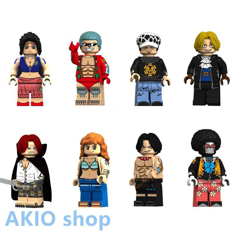 ワンピースブロックおもちゃ LEGO互換品 14点セット ルフィ サンジ 組立 玩具 おもちゃ ミニフィギュア 人気 漫画 アニメキャラクター プレゼント  s036