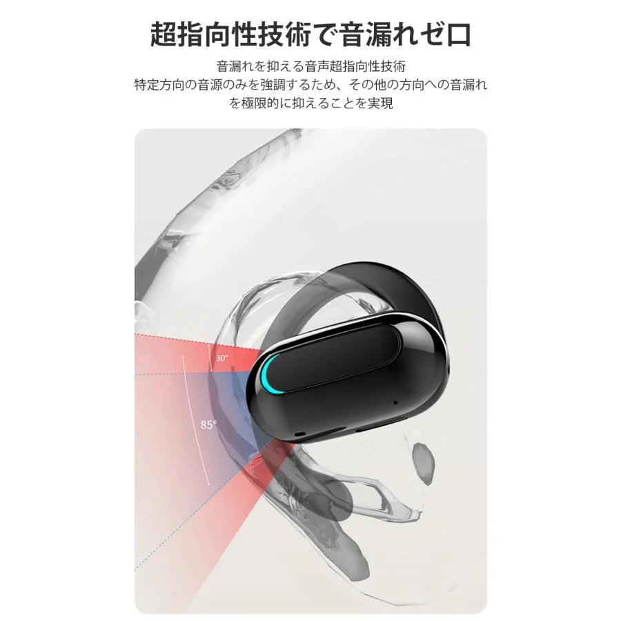 Bluetooth5.3 ワイヤレスイヤホン右耳 イヤホン 低遅延 長時間再生 長時間再生 耳が痛くならない 軽量設計 90°回転可能 5color s090D(ブルー)